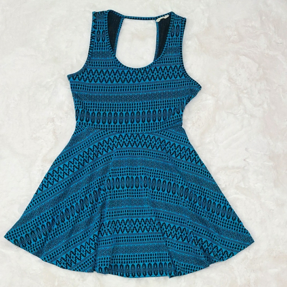 Mandy K backless Skater dress Size Medium
